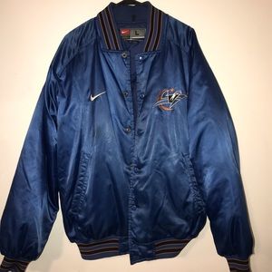 Vintage Nike wizards satin bomber jacket